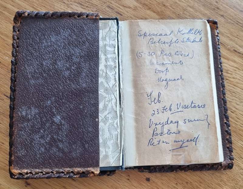 Old Afrikaans Psalms Leather Cover Bible (Dated 1936)