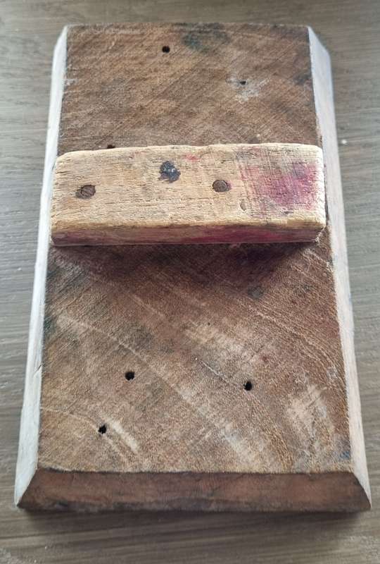 Antique Hand Carved Wood Block Textile Printing FABRIC BLOCK STAMP Primitive Arts and Crafts