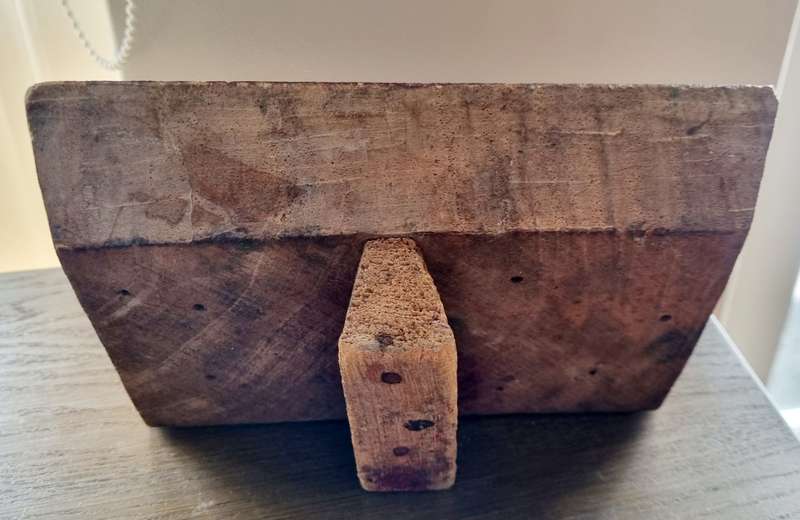 Antique Hand Carved Wood Block Textile Printing FABRIC BLOCK STAMP Primitive Arts and Crafts