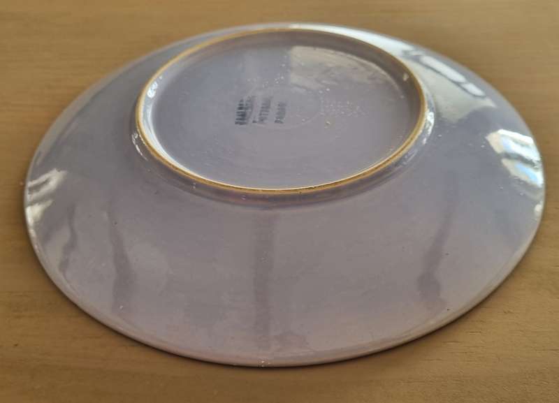 South African Zaalberg Parow Pottery with Pewter Dutch Girl Design