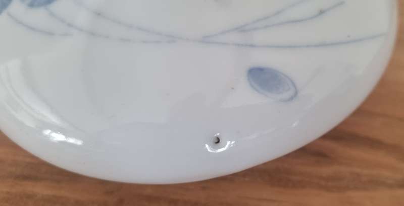 Porcelain Chinese Stamp Flower Pot Vase