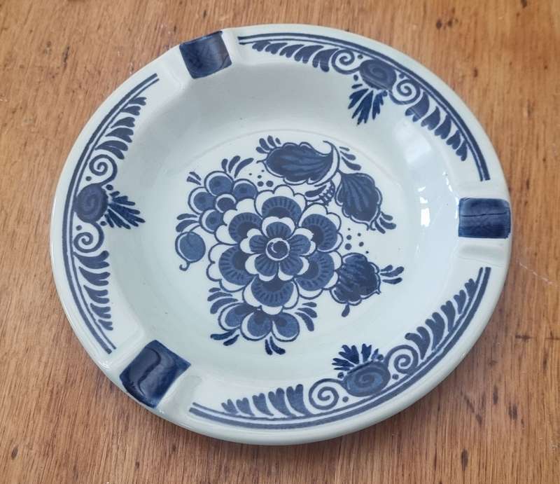 Vintage Blauw Delfts Blue & White Plate