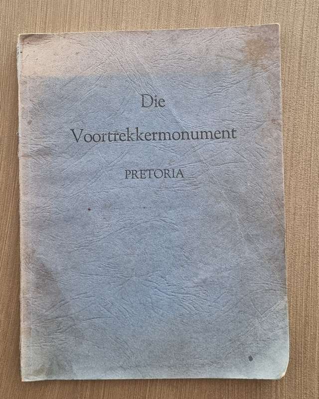 The Voortrekker Monument Pretoria 1955 Soft cover Booklet