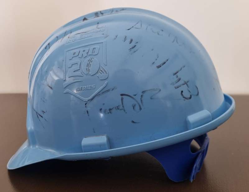 Standard Bank Pro 20 Cricket ORGINAL SIGNED helmet