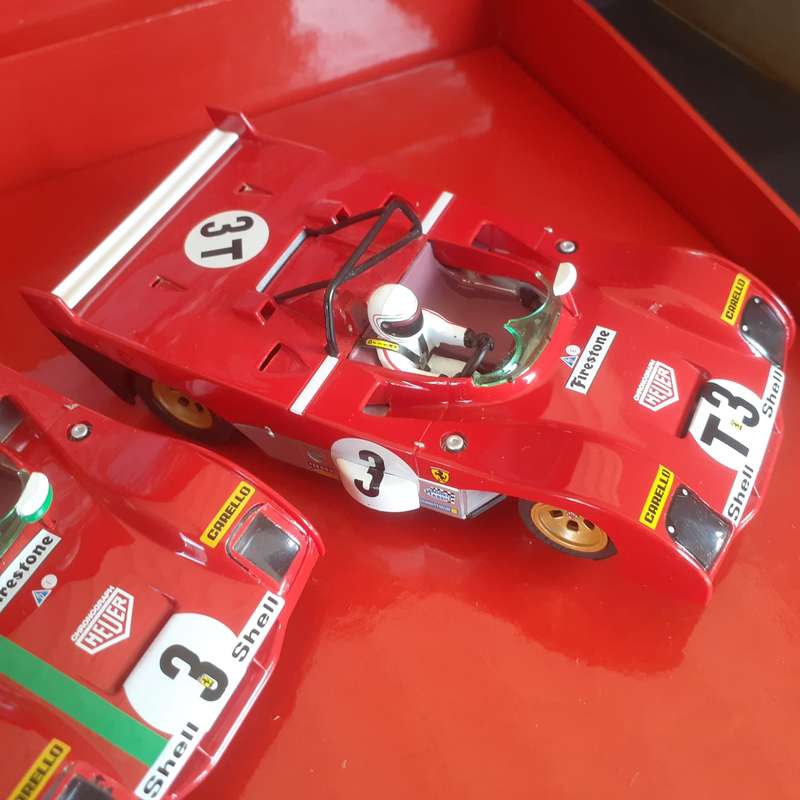Slot-it KW01 Ferrari 312PB Targa Florio Winner 1972 - Twin Car Set Ltd Edition no.0144 of only 4000.