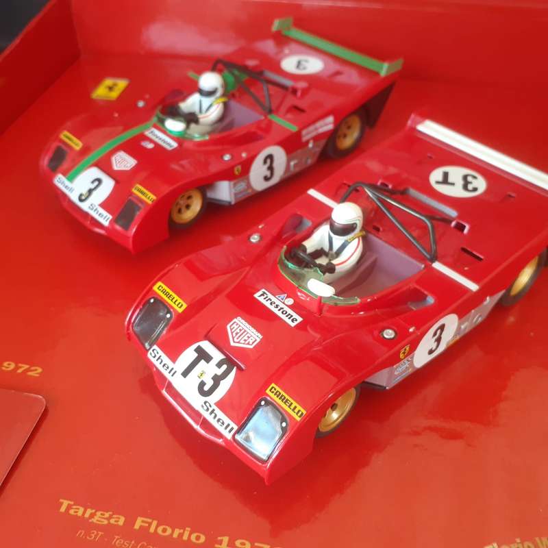 Slot-it KW01 Ferrari 312PB Targa Florio Winner 1972 - Twin Car Set Ltd Edition no.0144 of only 4000.
