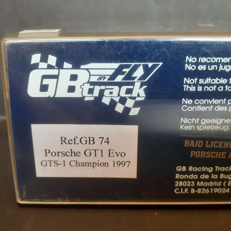 Fly/GB Track Ref.GB74 Porsche GT1 Evo GTS-1 Champion 1997 Boxed