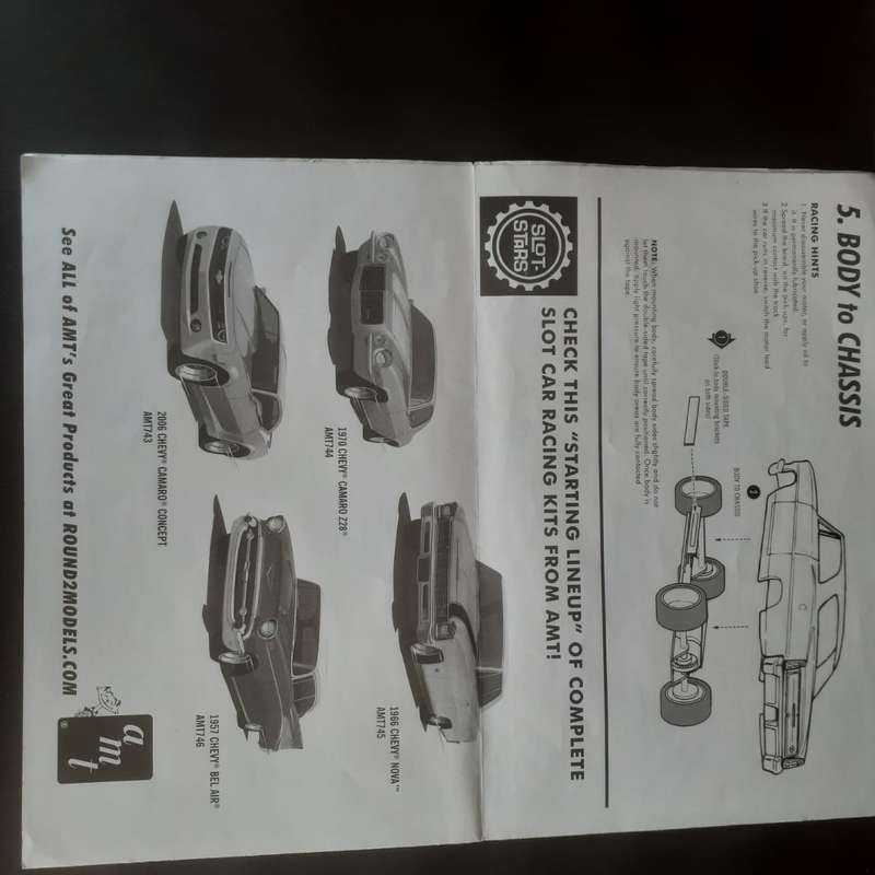 AMT '66 Chevy Nova Super Stock Slot Racing Kit Boxed