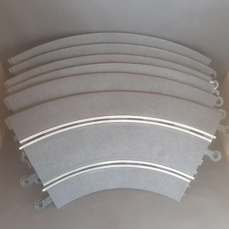 6 x Scalextric Classic Track C187 Banked Curves