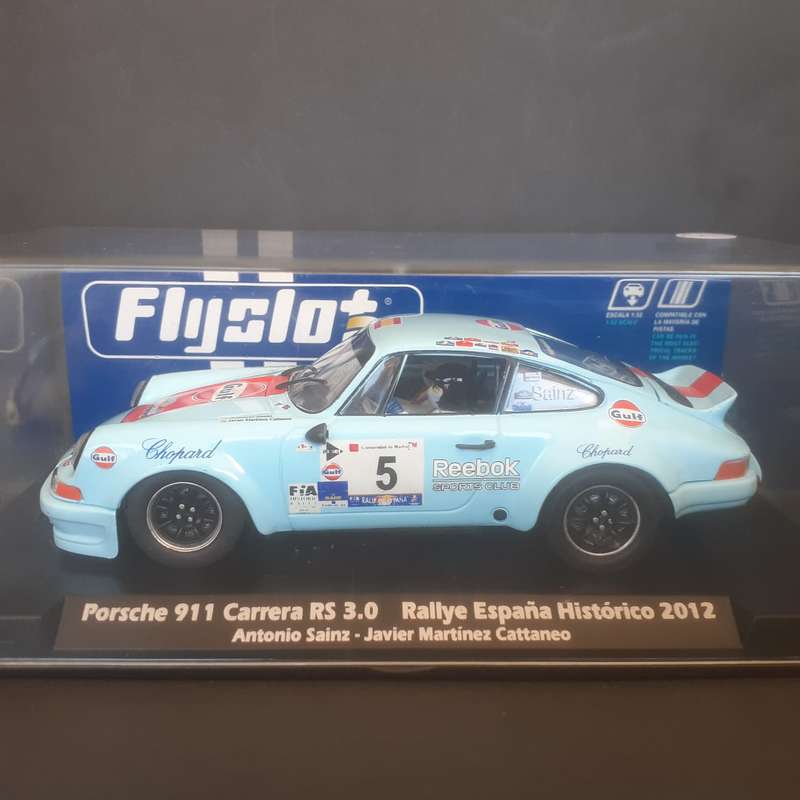 FlySlot 36104 Porsche 911 Carrera RS 3.0 Gulf Boxed with Slot-it Motor