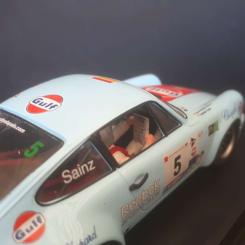 FlySlot 36104 Porsche 911 Carrera RS 3.0 Gulf Boxed with Slot-it Motor