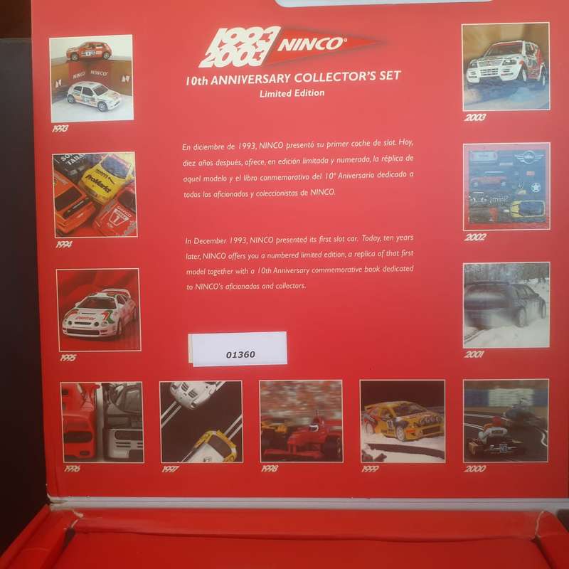 Ninco 50325 10th Anniversary Collectors Set Boxed