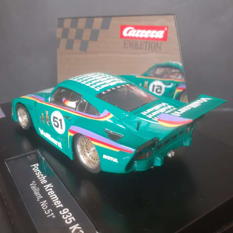 Carrera Evolution 27612 Porsche Kremer 935 K3 Vaillant Boxed