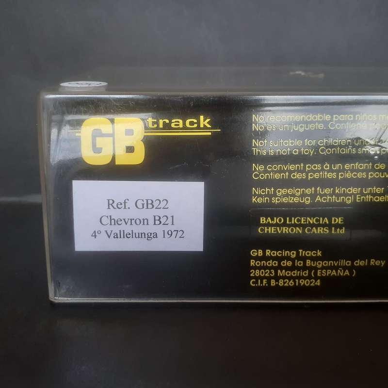 Fly/GB Track GB22 Chevron B21 Vallelunga 1972 Boxed