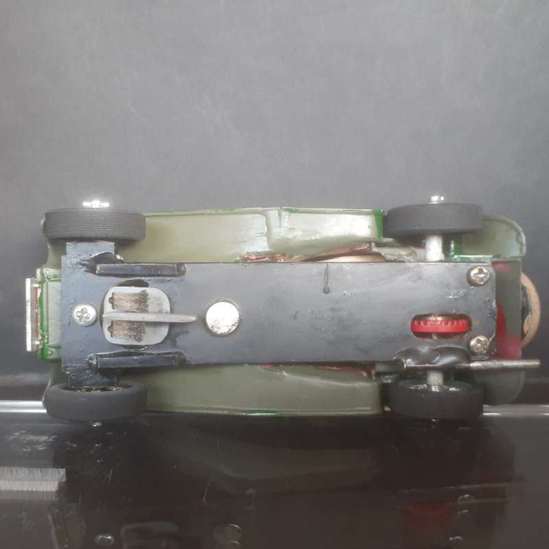 Jaguar SS100 Matchbox Kit built into a Slot Car