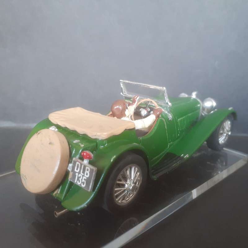 Jaguar SS100 Matchbox Kit built into a Slot Car