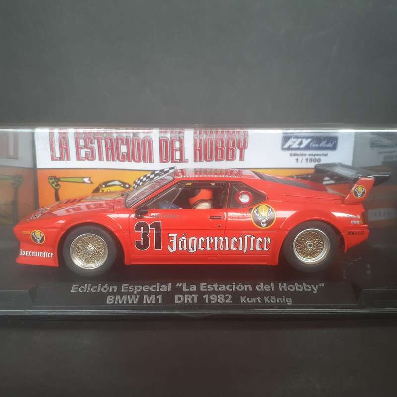 Fly E1303 BMW M1 DRT 1982 Kurt Konig Jagermeisster Mint Boxed