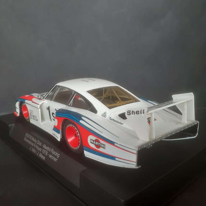 Sideways Porsche 935/78 Moby Dick Martini Racing Winner Silverstone 6hour 1978 Boxed