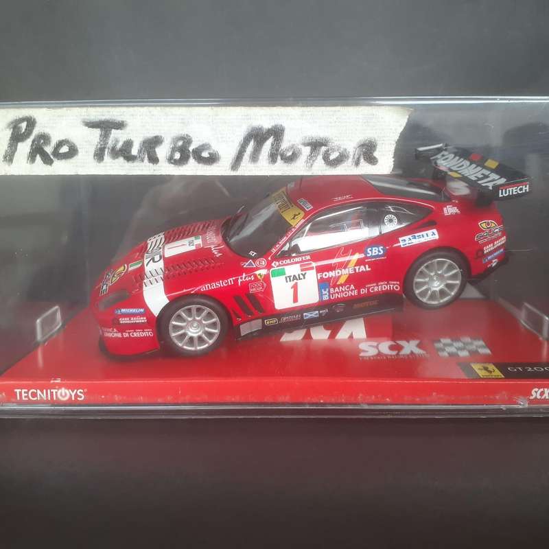 SCX 61800 Ferrari 550 GTS Maranello Boxed with Pro Turbo Motor