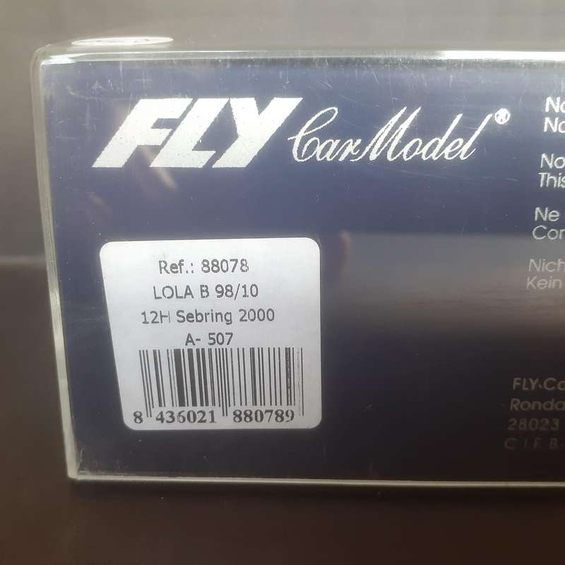 Fly A507 Lola B98/10 12hour Sebring 2000 Boxed
