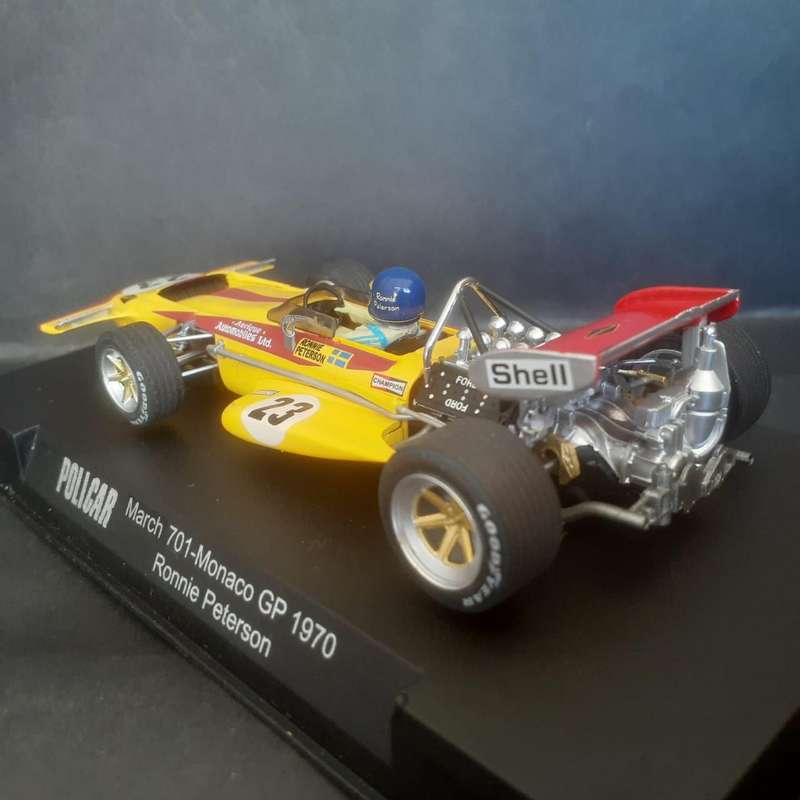 Policar CAR04c March 701 Monaco GP 1970 Ronnie Peterson Boxed