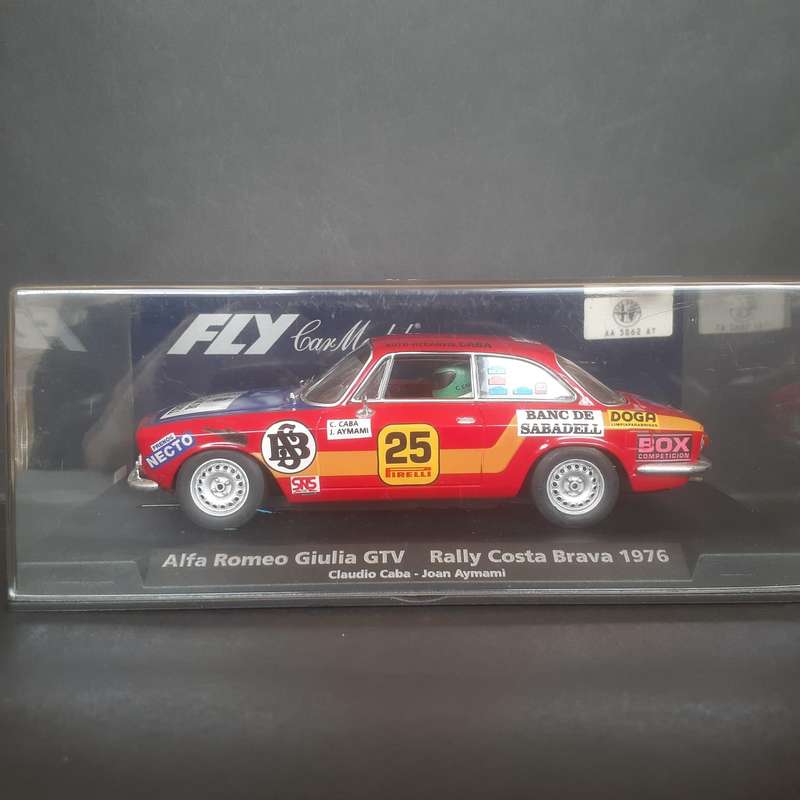 Fly Alfa Romeo Giulia GTV Rallye Costa Brava 1976 with a Fly Racing motor.