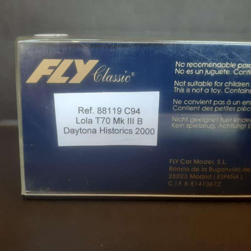 Fly C94 Lola T70 Mk3B Daytona Historics 2000 Boxed