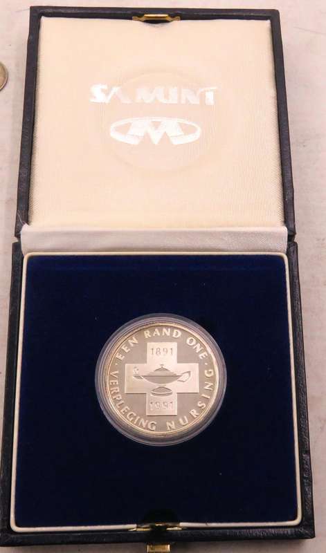 1991 Republic of South Africa "NURSING" Proof R1 encapsulated as issued and in SAM Box-4 Available