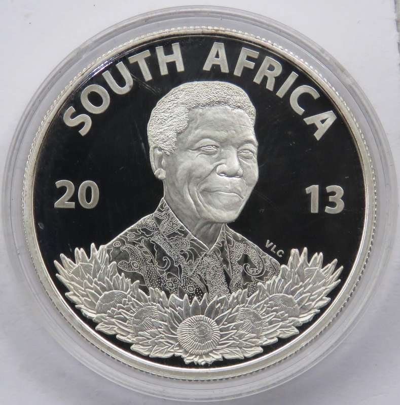 2013  Silver 1 Rand Life of a Legend: Nelson Mandela "The Great Place"