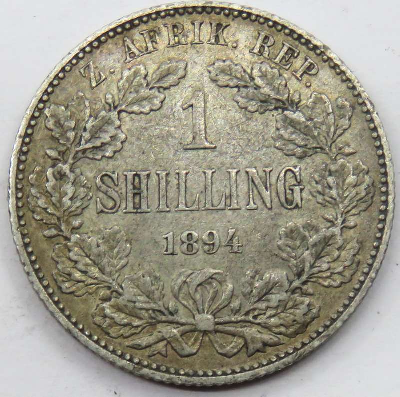 1894 ZAR  Shilling-High grade collectible ZAR issue