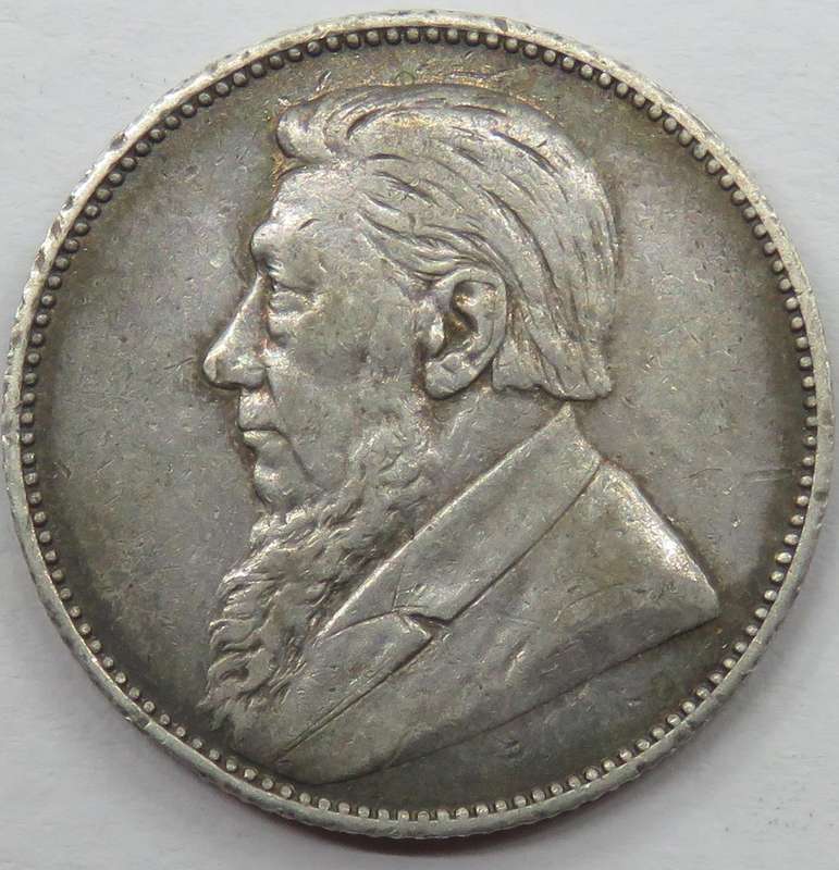 1892 ZAR  Shilling- high grade low mintage 1st year ZAR issue. rescheduled 12/8