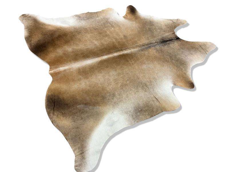 A grade Texan longhorn brown and white cow hide (220cm x 230cm)