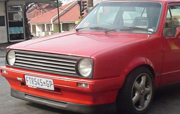 VW Golf Mk3 Bonrath 2pc Plastic Front Spoiler