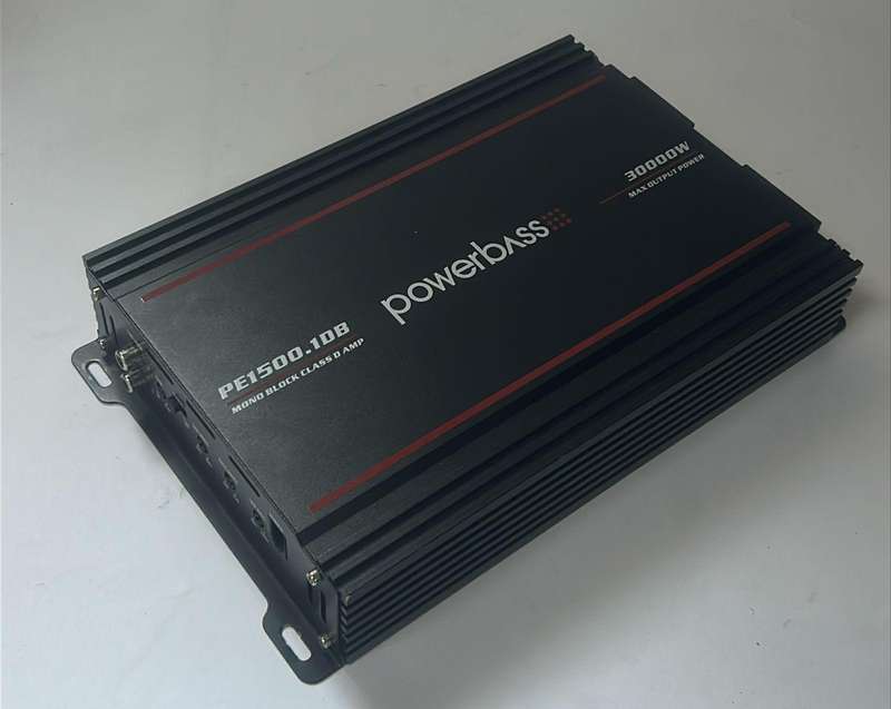 CLEARANCE POWERBASS MONO AMP 1500WRM AT 2OHM 30000W