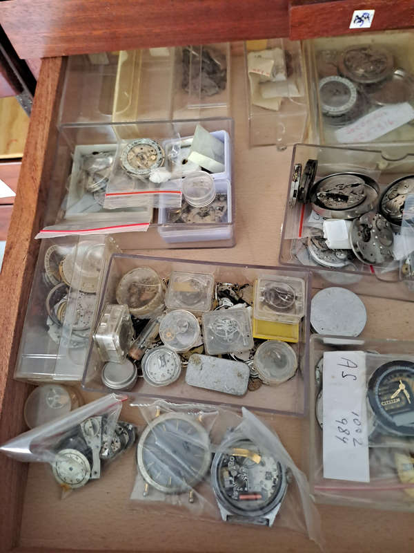 watch lot spares/repairs draw 39