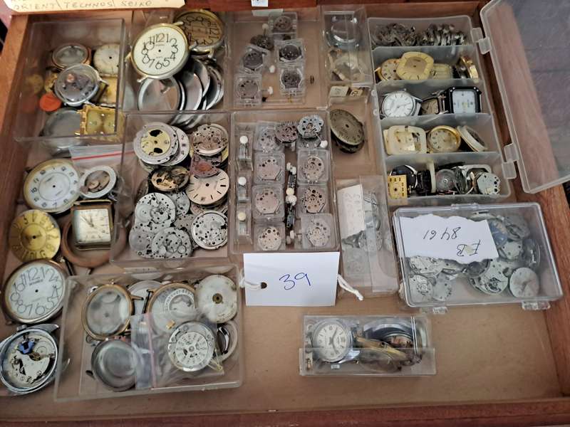 watch lot spares/repairs draw 39
