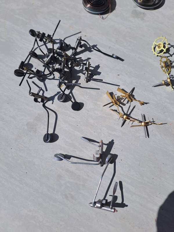 Lot 2 various clock parts all new old stock