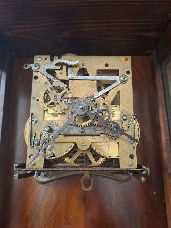 Large wooden ornate wall clock