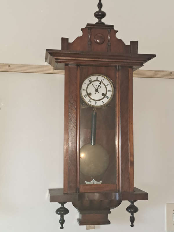 Large wooden ornate wall clock