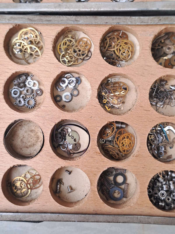 Lot BUREN watch parts