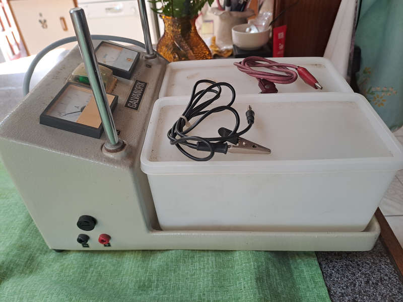 Desk top watch/jewelers electro plating machine
