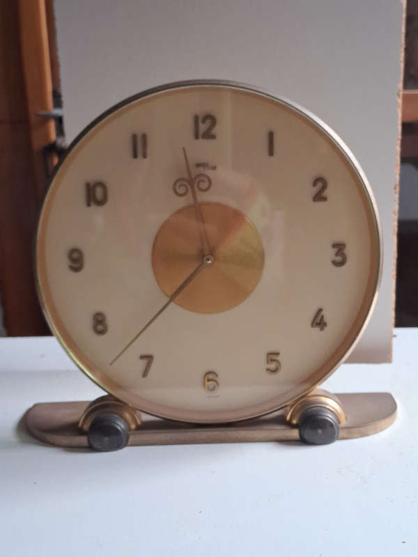 Rolls Royce of table clocks Arthur Imhof ca 1950/1960 Retro Modern