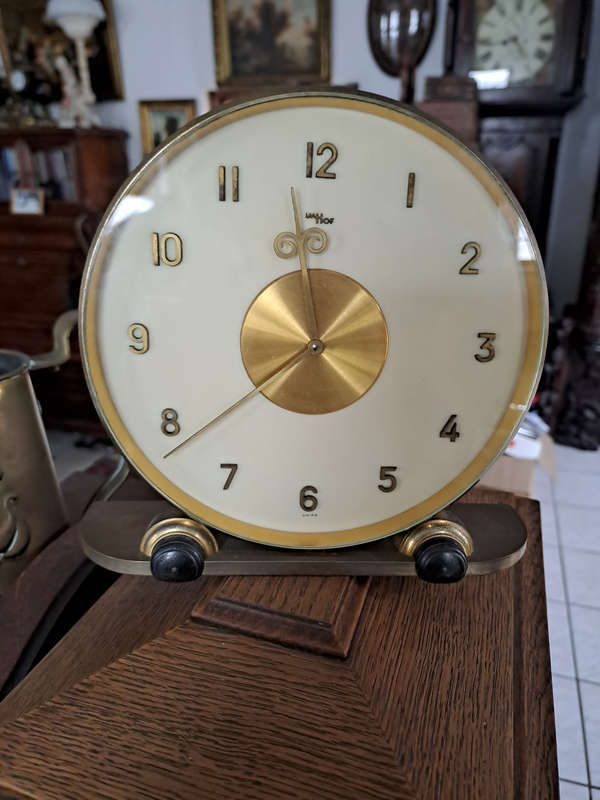 Rolls Royce of table clocks Arthur Imhof ca 1950/1960 Retro Modern
