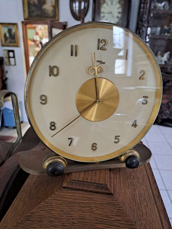 Rolls Royce of table clocks Arthur Imhof ca 1950/1960 Retro Modern