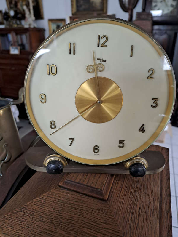 Rolls Royce of table clocks Arthur Imhof ca 1950/1960 Retro Modern
