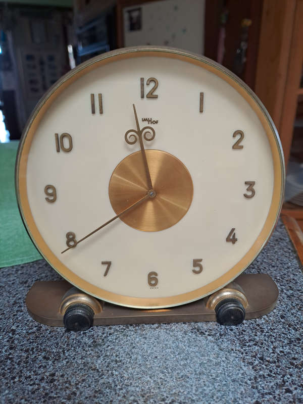 Rolls Royce of table clocks Arthur Imhof ca 1950/1960 Retro Modern