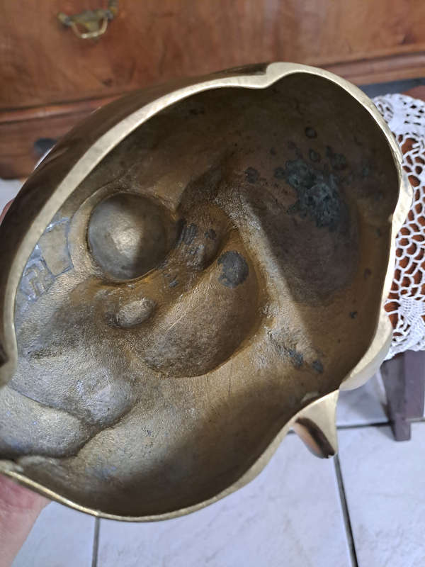 Large antique laughing Buddha Feng Shui Hallmarked