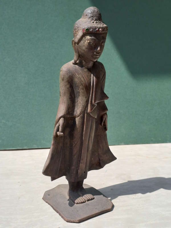 early 19th century bronze Burmese Mandalay Buddha