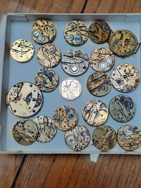 For spares or repairs vintage watch movements