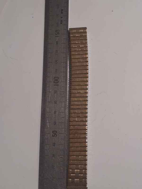 vintage s/steel Fixoflex strap